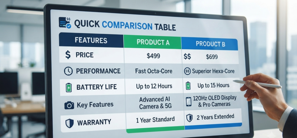 Quick Comparison Table