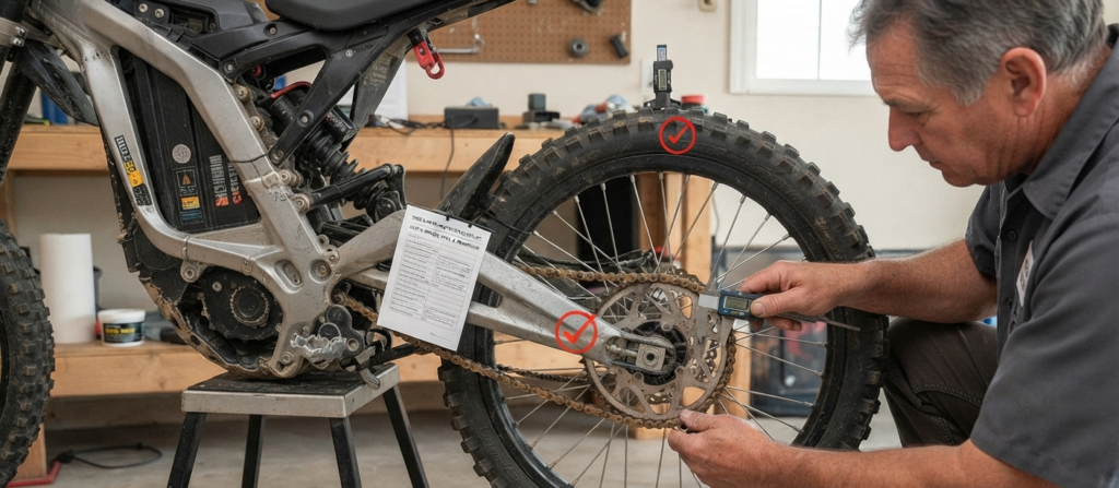 Step 4: Brakes, Tires, and Drivetrain Check