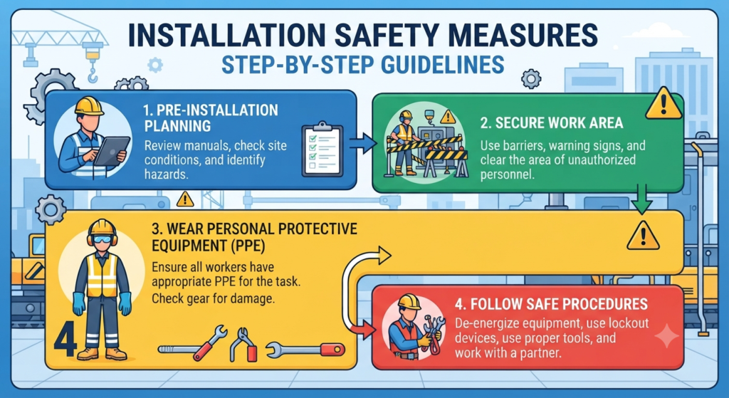 Step by Step Installation Safety Measures