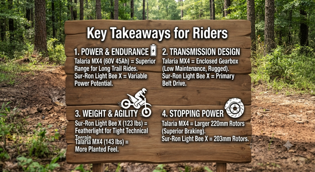 Key Takeaways for Riders